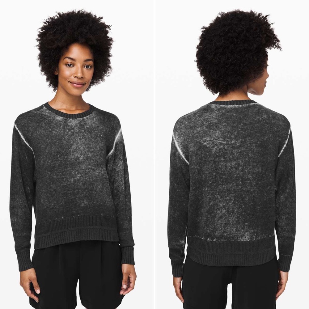 Hazy Day Sweater - Black / Alpine White